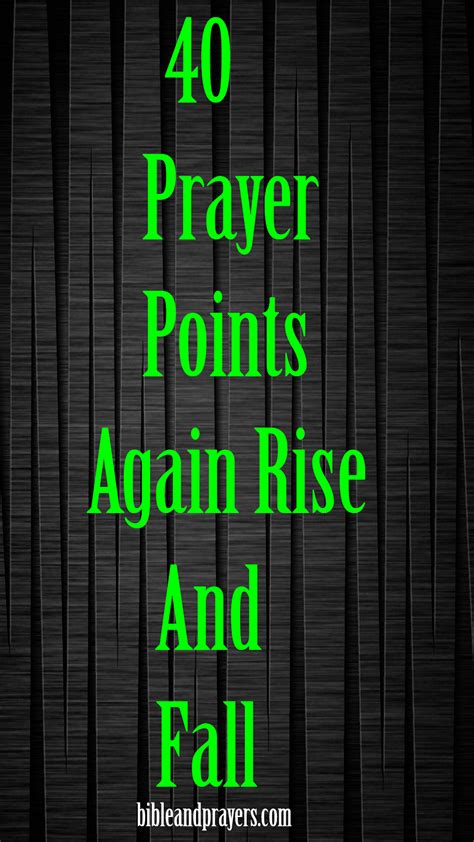 Touch device users, explore by touch or with swipe gestures. . Prayer points on i shall rise again